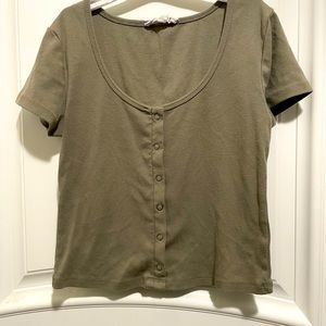 Army green color shirt